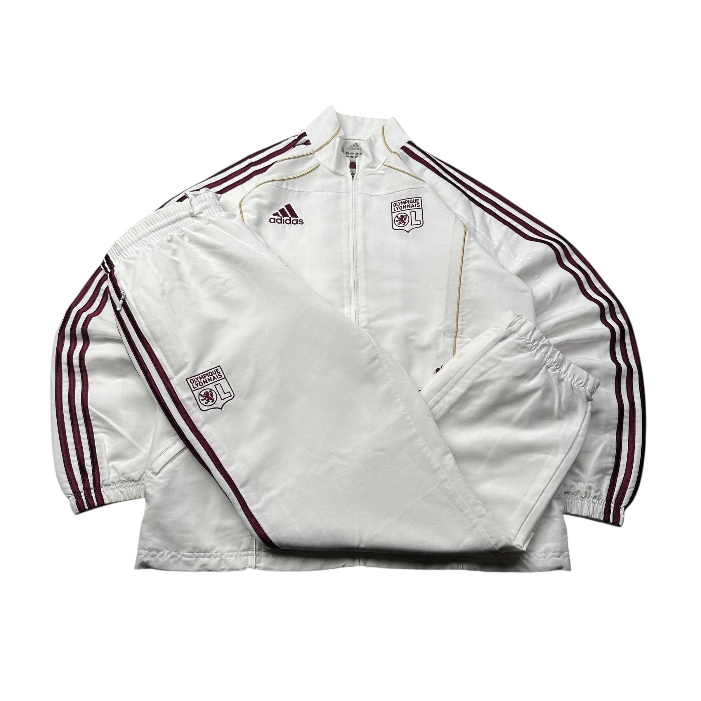 RareAdidas Olympique Lyon Tracksuit (XL)
