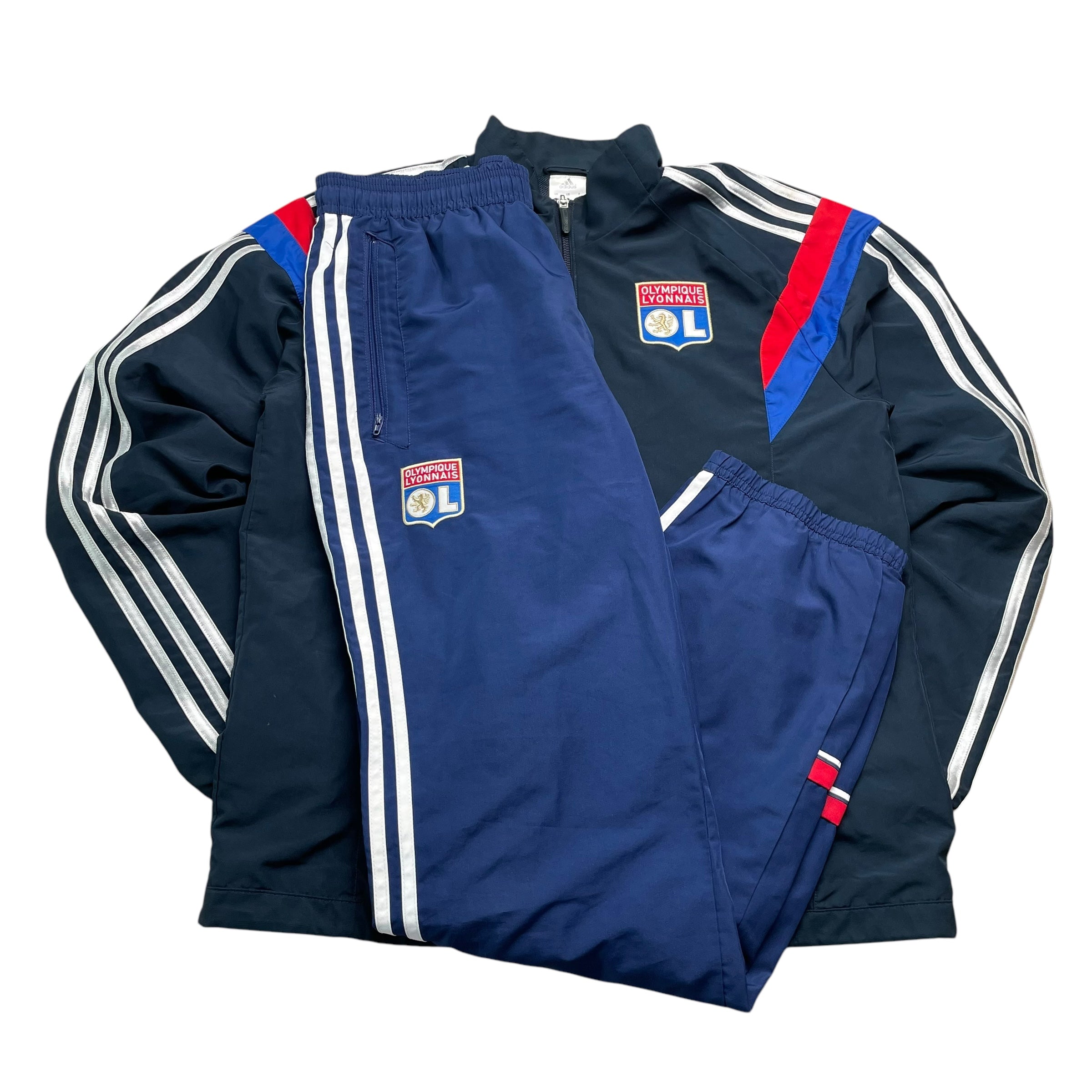 Adidas Olymipque Lyon Tracksuit (S)