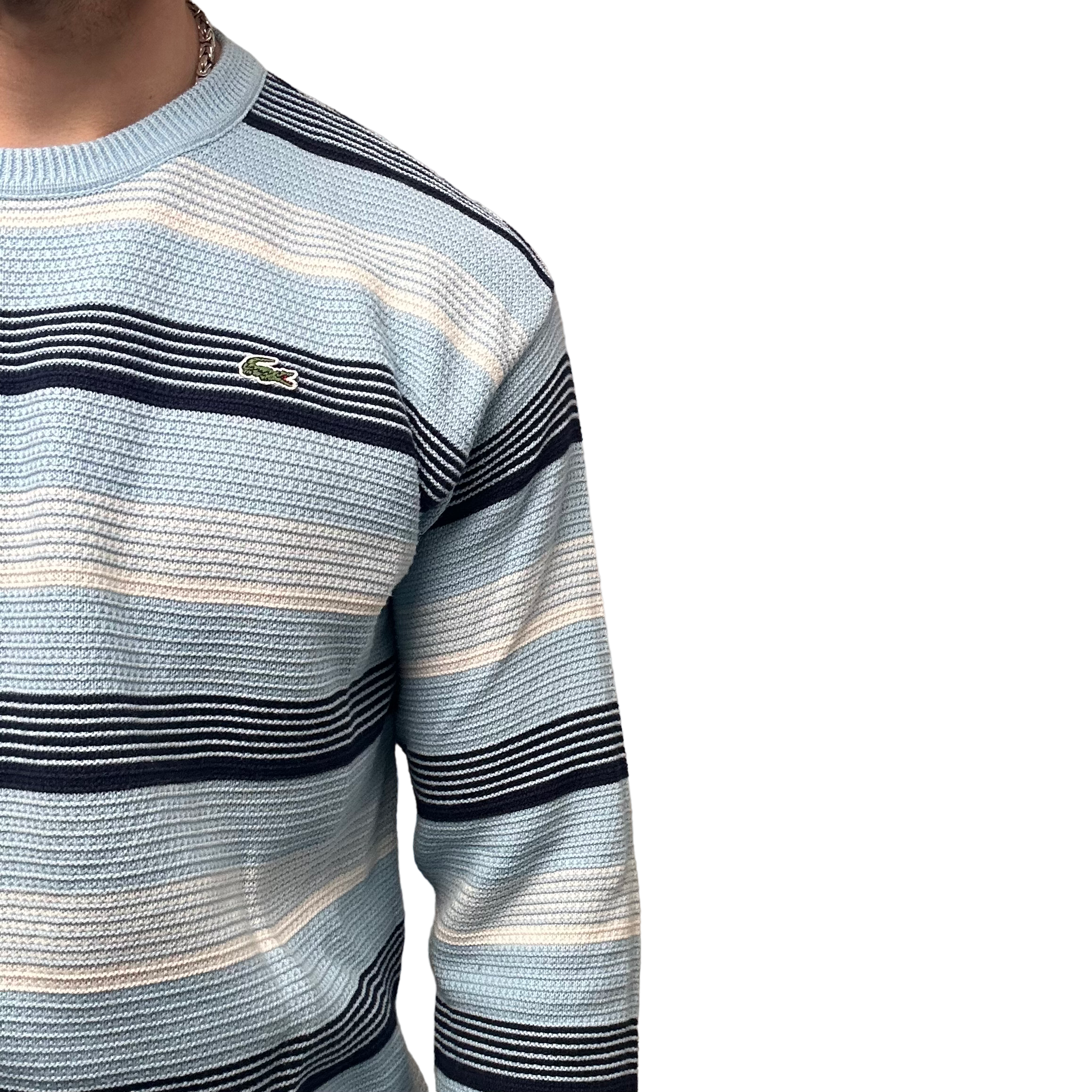 Lacoste 2025 striped sweater