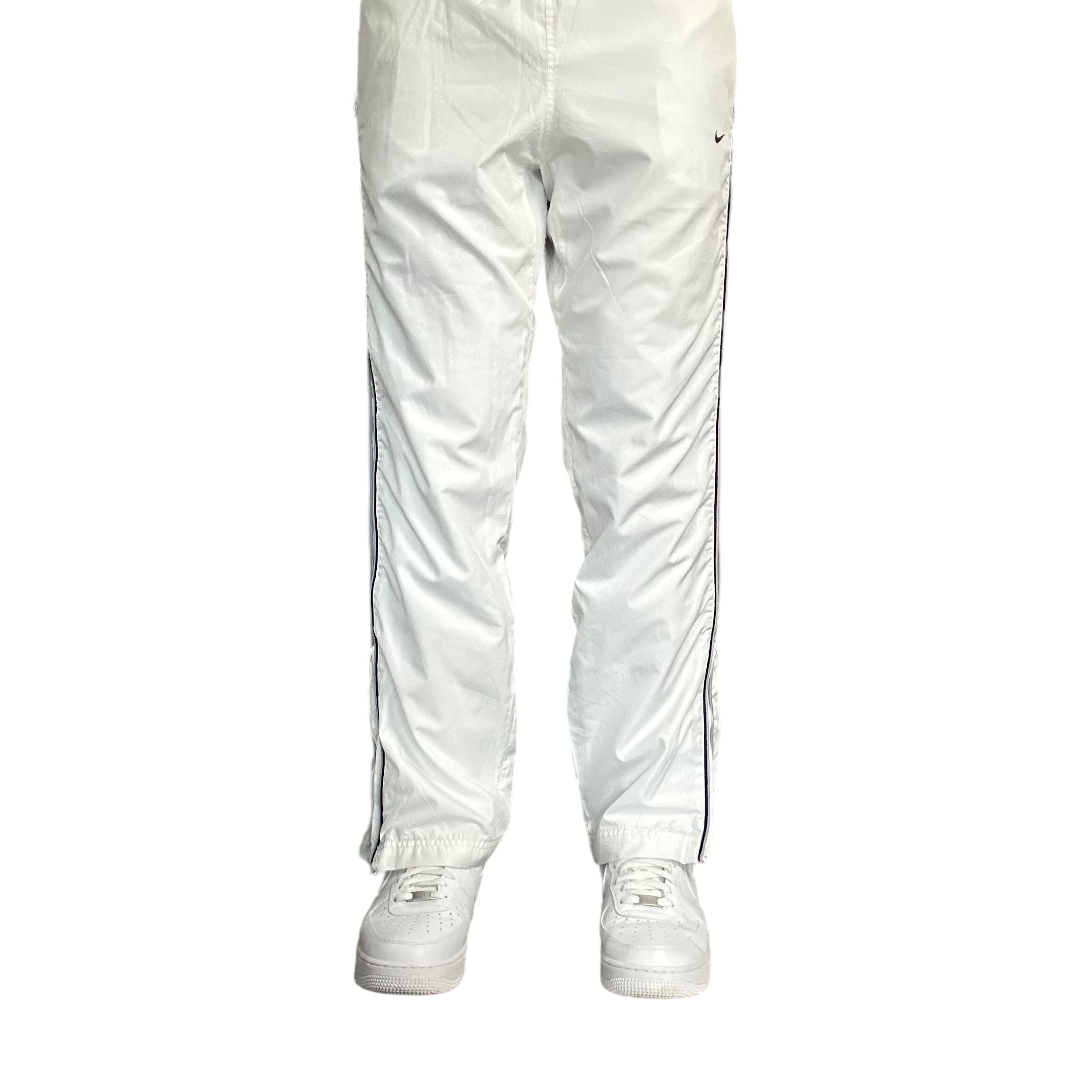 RARE LV Logo Sherpa White Sweatpants